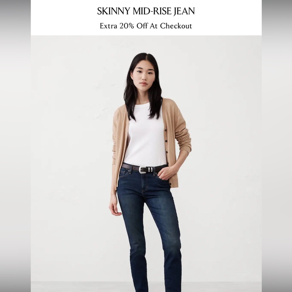 Banana Republic Dark Blue Skinny Jeans